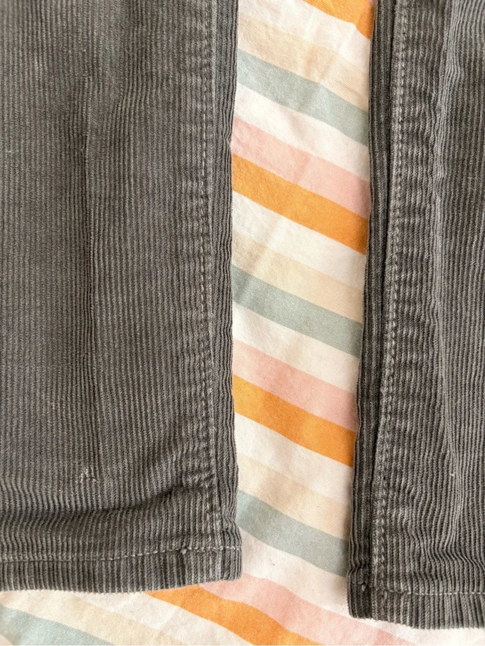 J Crew 250 Slim Tapered Corduroy Pants 34x34 Gray